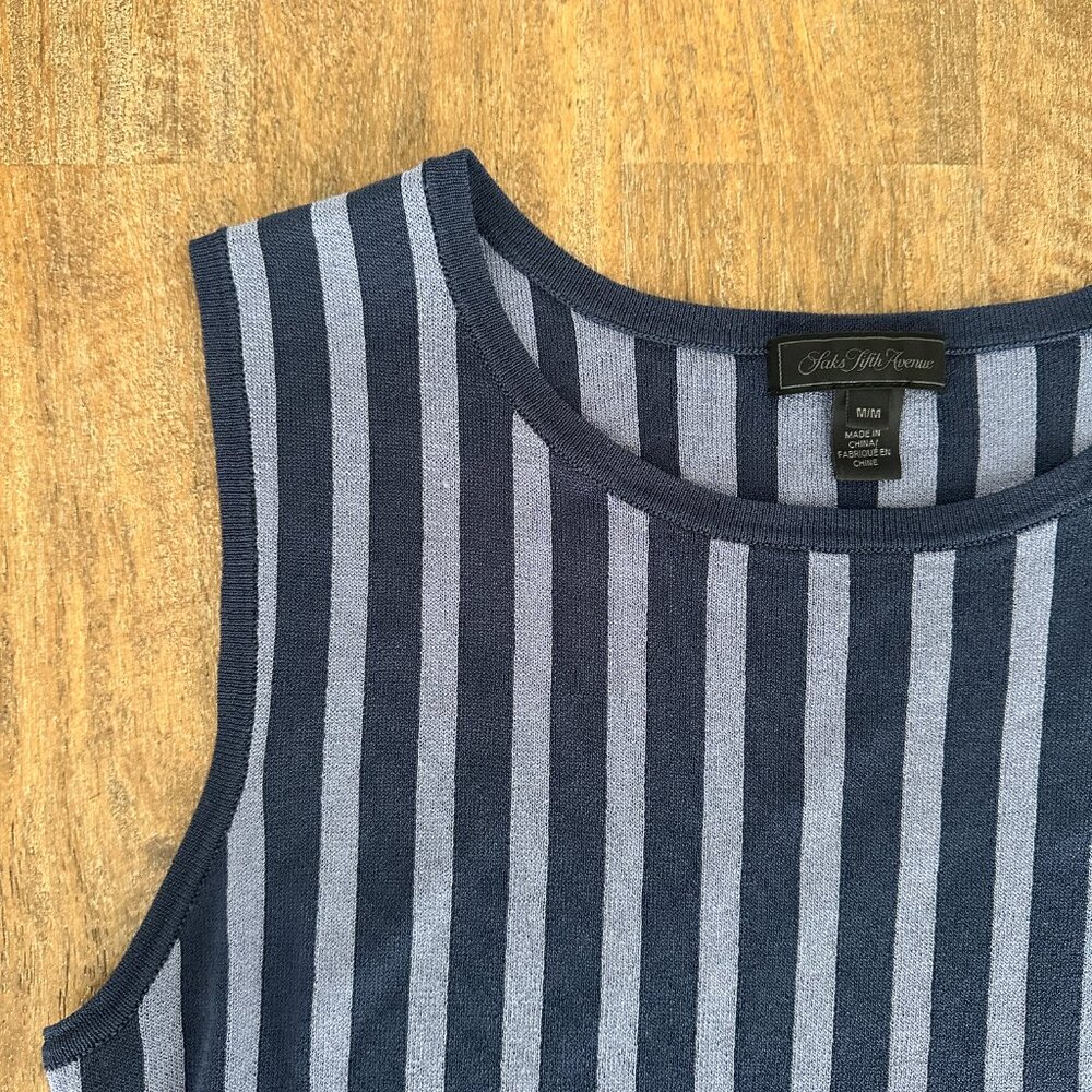Saks Fifth Avenue Striped Tank-Top